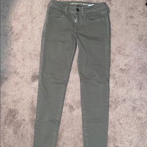 American Eagle Olive Jeans